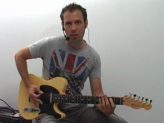 cours de guitare Le palm mute