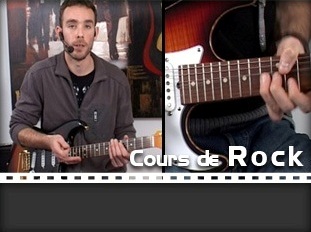 Un cours de guitare rock en plusieurs leons avec exercices pour apprendre  jouer du rock<br /> la guitare !