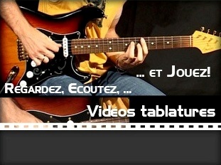 Apprenez facilement vos morceaux de guitare favoris grce aux tablatures en vido. Mieux qu'une simple tablature, un prof vous accompagne en vido. 